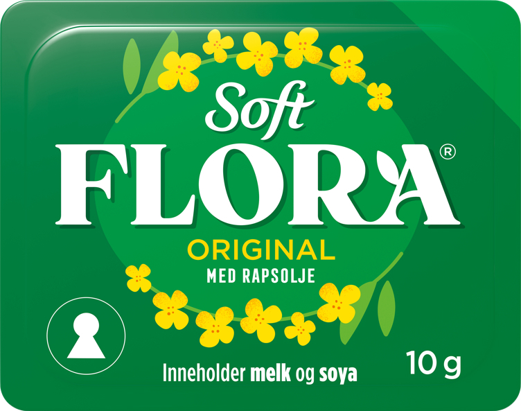 Soft flora margarin kuvert   200x10g