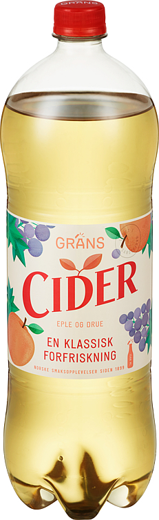 Grans cider flaske  6x1,5l