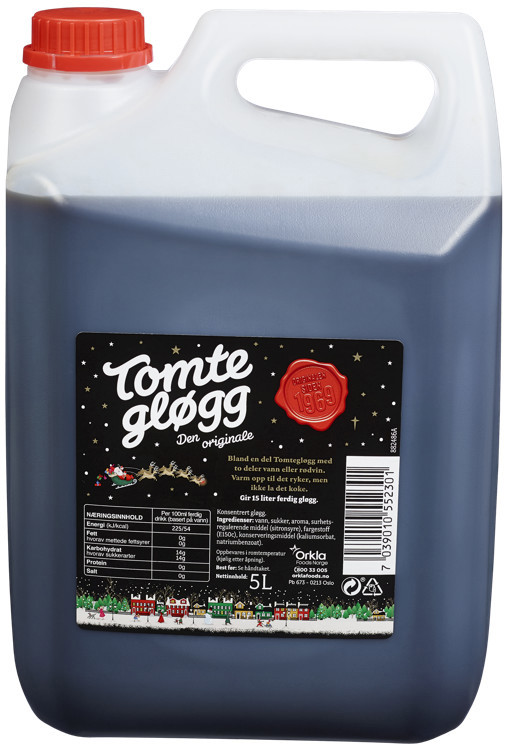 Tomtegløgg konsentrat   5l