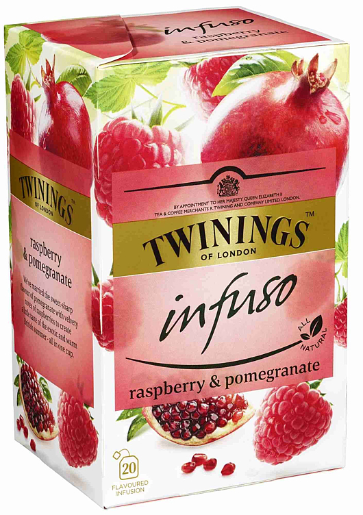 Twinings infuso raspberry & pomegranate 20bg