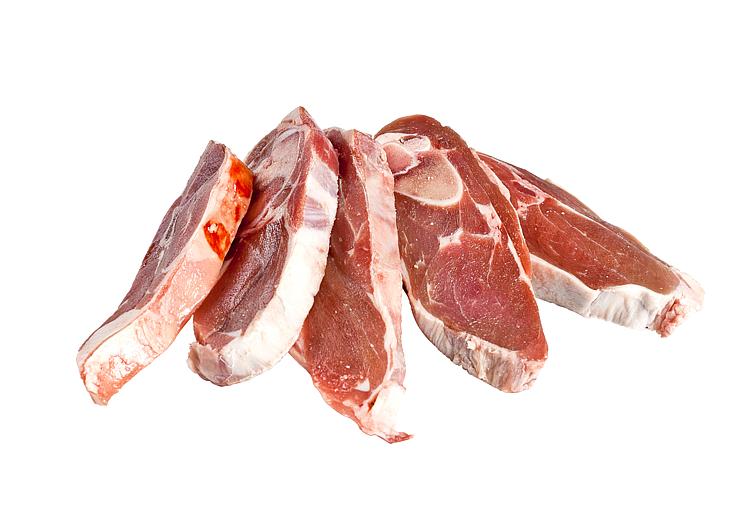 Lammebog salt i skiver   ca5kg  kg