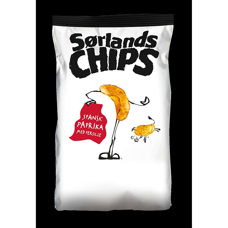 Potetchips spansk paprika   195g