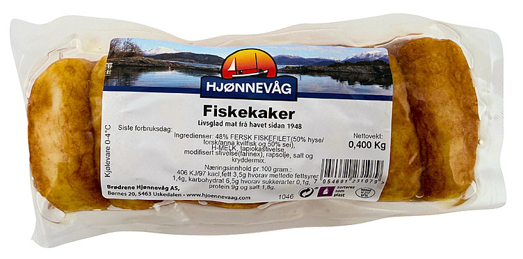 Fiskekaker  400g