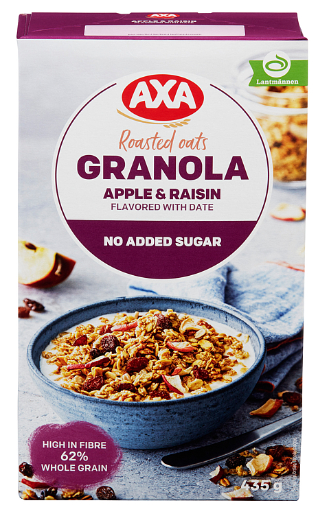 Granola eple & rosin   435g