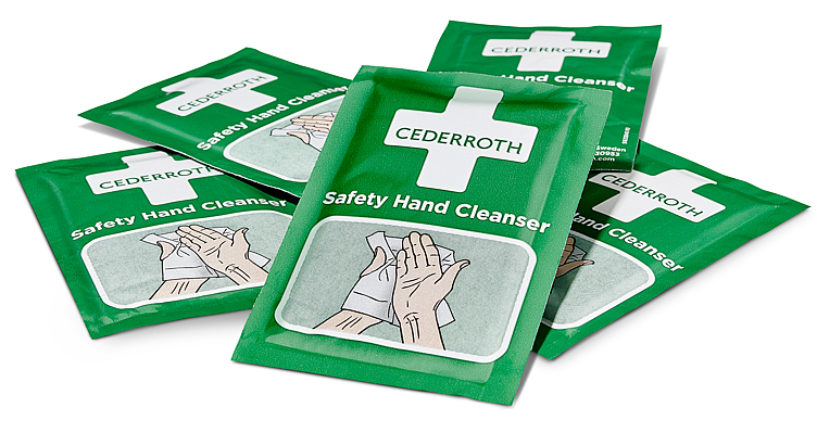 Cederroth safety hand cleanser   600stk