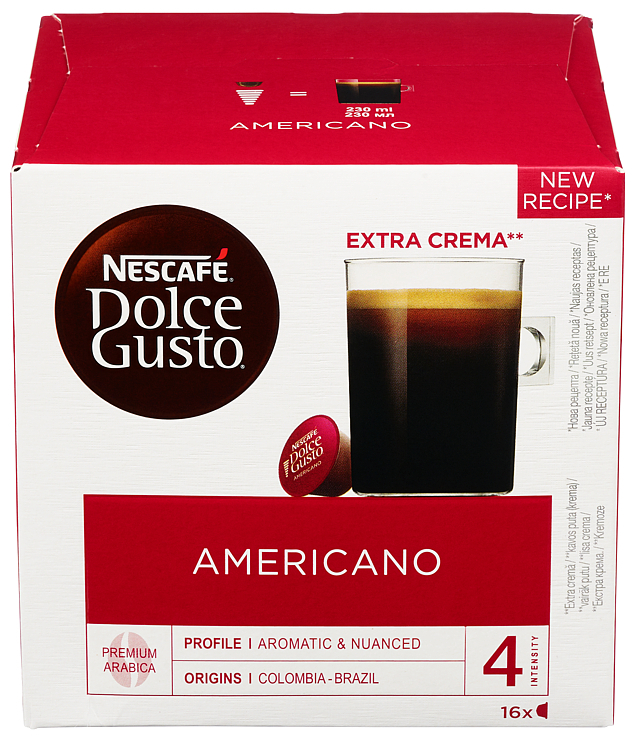 Dolce gusto americano 128g
