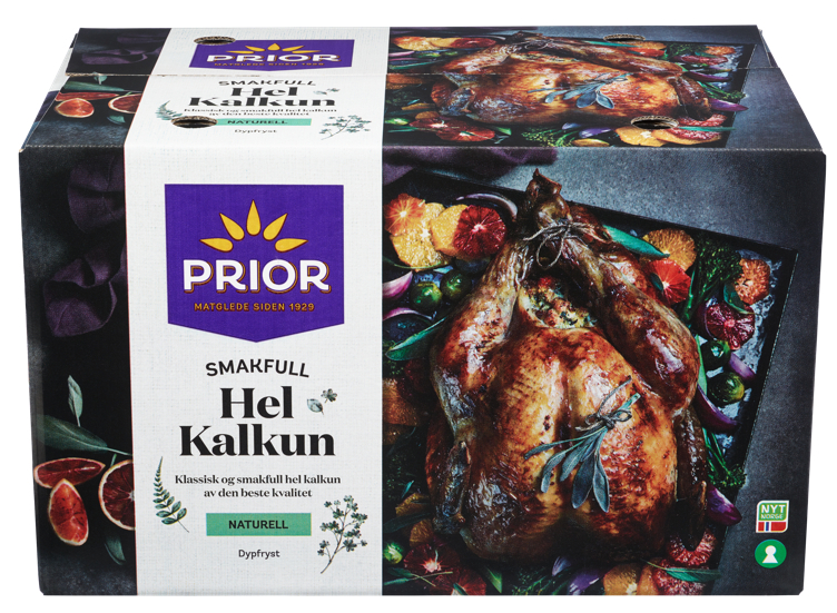 Hel kalkun  fryst 3,9-6,9kg (6kg)  kg