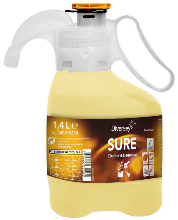 Sure cleaner & degreaser smartdose  1,4l