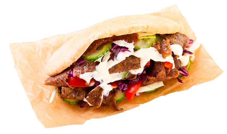 Skavet kebab frossen kokt   1,5kg
