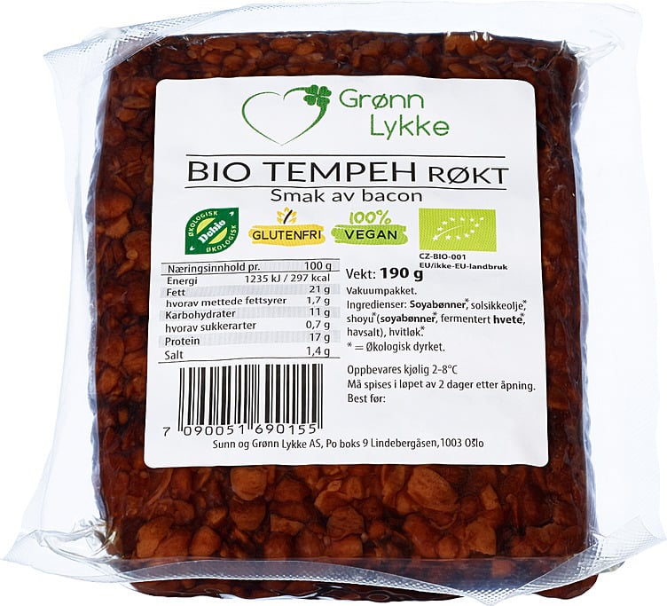 Bio tempeh røkt   190g