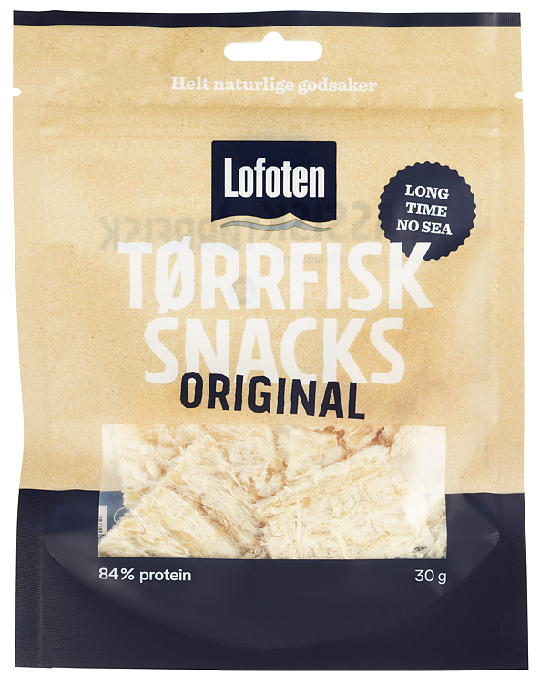 Tørrfisksnacks original  30g