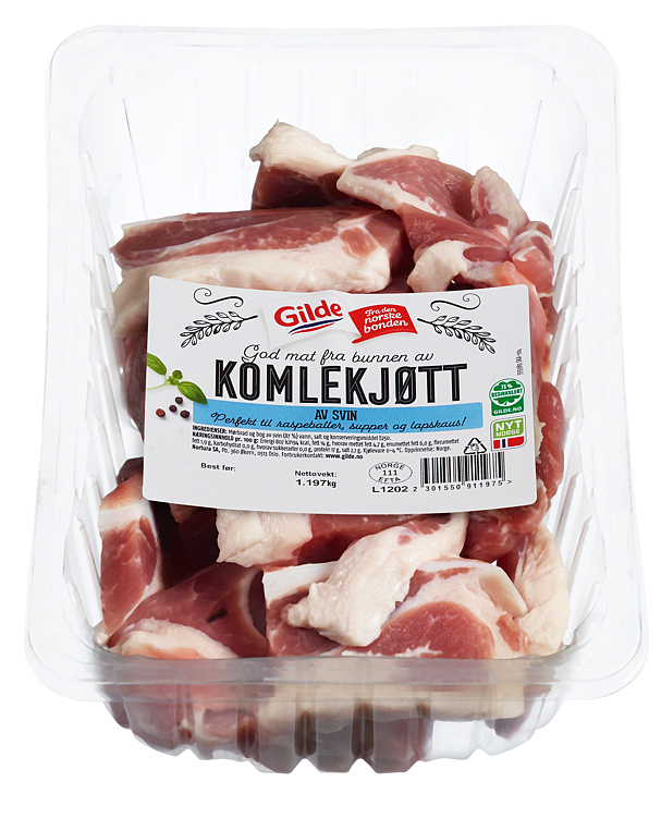 Svin komlekjøtt salt 1kg  kg