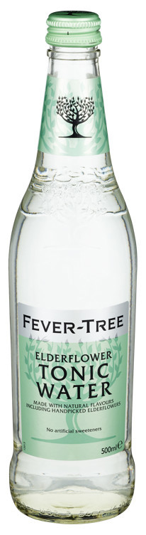 Fever-tree elderflower tonic mixer   8x50cl