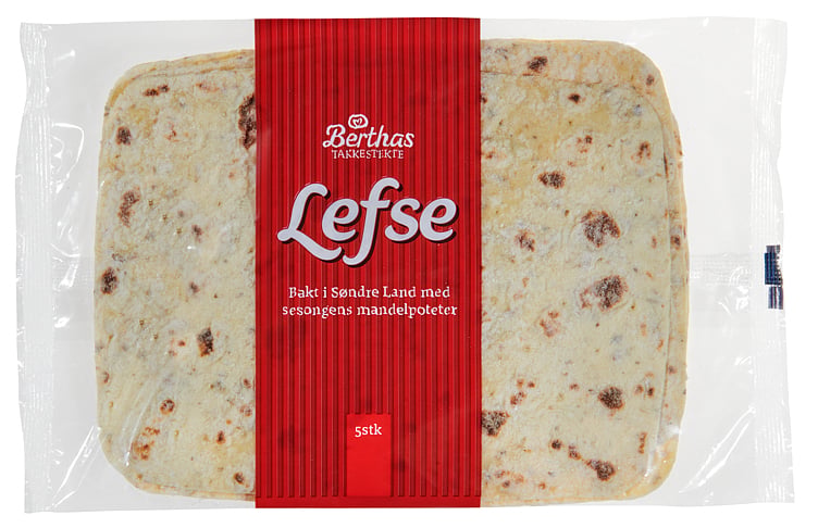 Lefse 5stk  200g