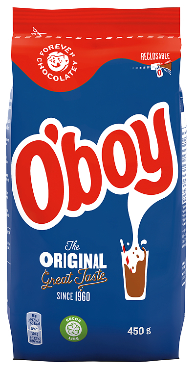 Oboy sjokoladedrikk original pose 450g