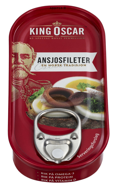 King oscar ansjosfilet   50g