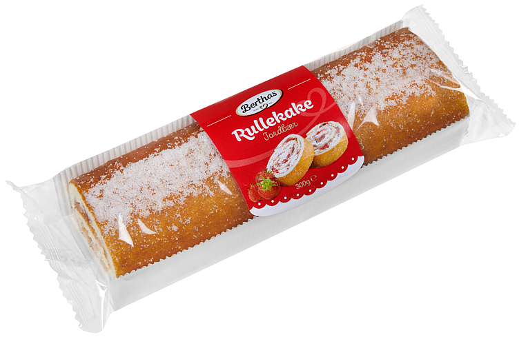 Rullekake jordbær  300g