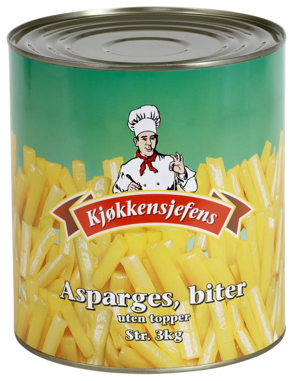 Asparges biter u/topp  3kg