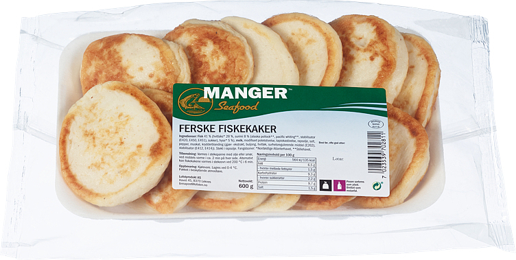 Fiskekaker  600g