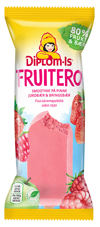 Fruitero 80% strawberry & rasberry   80ml