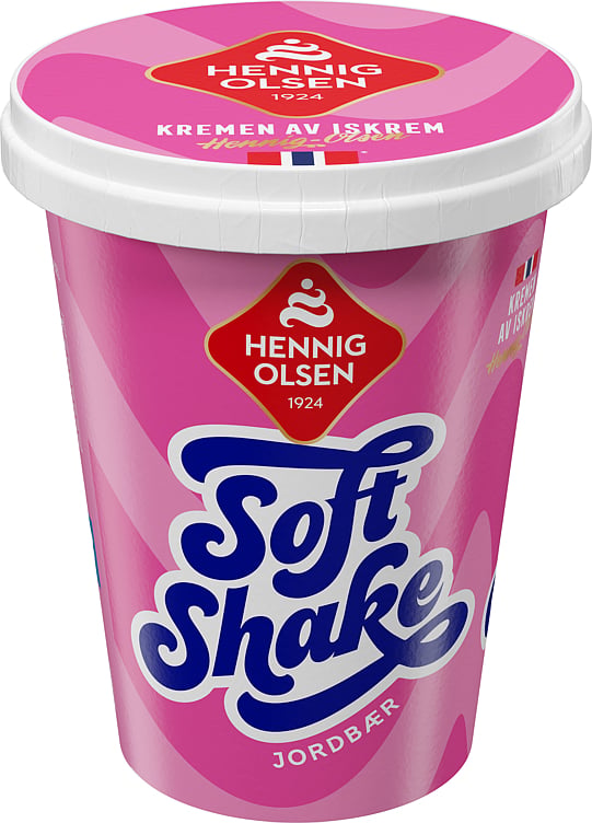 Soft shake jordbær  210ml