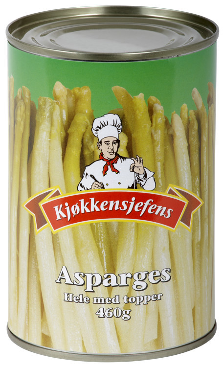 Asparges hele m/topp   430g