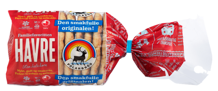 Polar bread oats 12pce   450g