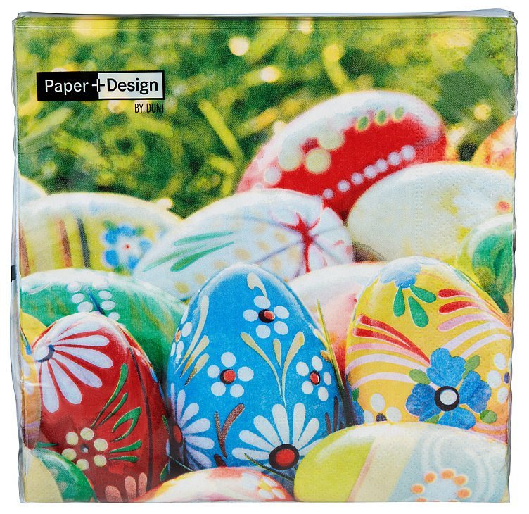 Serviett vibrant eggs 3l 33cm 20stk