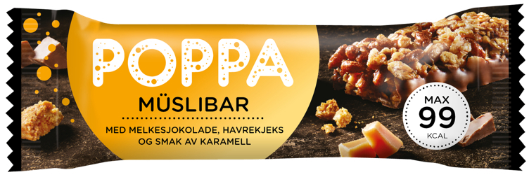 Poppa muslibar karamell  25g