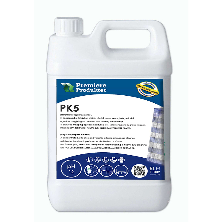 Pk-5 grov rengjøring kanne   5l