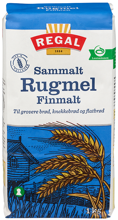 Rugmel sammalt fin   1kg