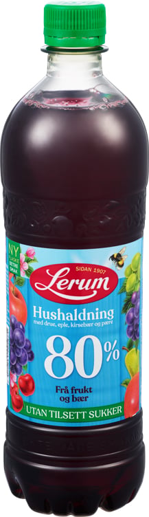 Husholdningssaft uten tilsatt sukker  0,75 l