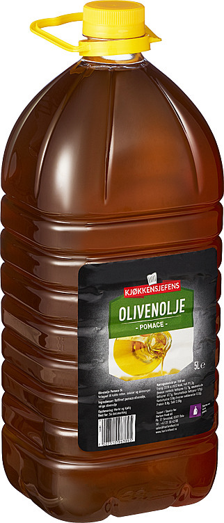 Olivenolje pomace pet kanne  5l