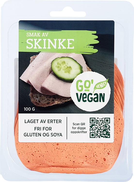 Go'vegan smak av skinke  100g