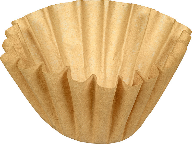 Kaffefilter ubleket 1,8l 90mm  250stk