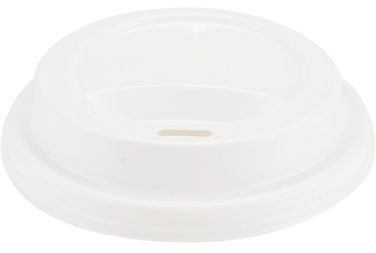 Drikkelokk gastro q8cm hvit pp  100stk