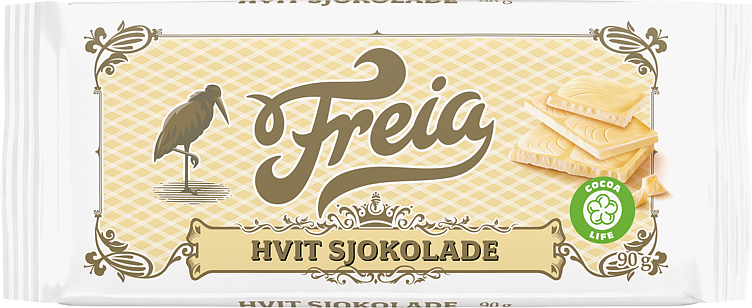 Hvit sjokolade  90g