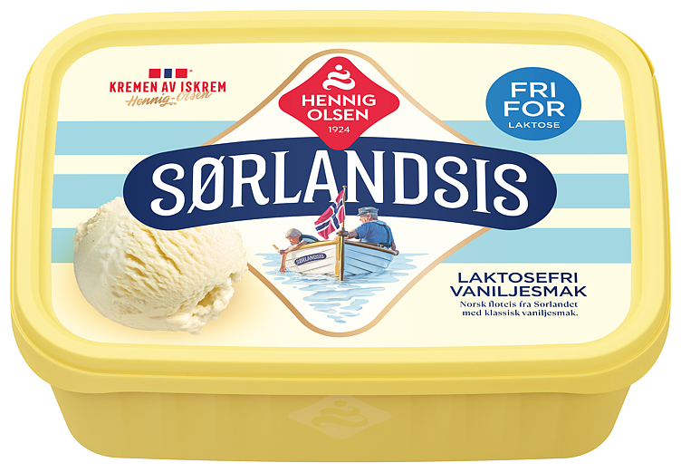 Sørlandsis lactose-free ice cream  1,2l