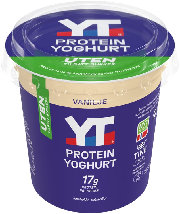 Yt proteinyoghurt vanilje uten  180g