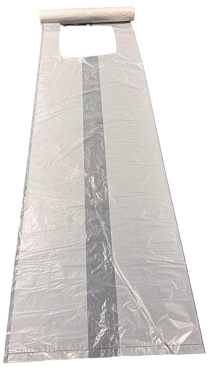Garbage bag clear strong 240l 85x155cm 10pcs
