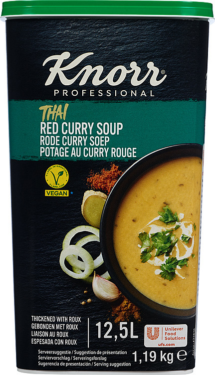 Thai rød karrisuppe, pulver  1,19kg