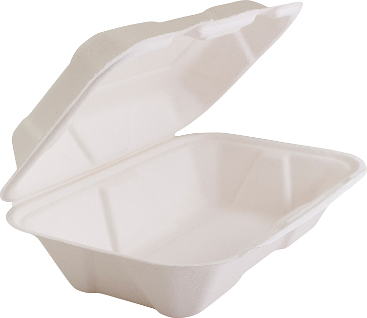Hot food box 1room no pfas 900ml 220x150x80mm w/lid   50pcs