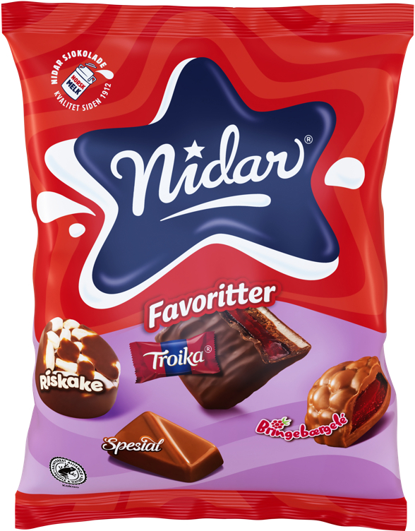 Nidar favoritter troika  200g