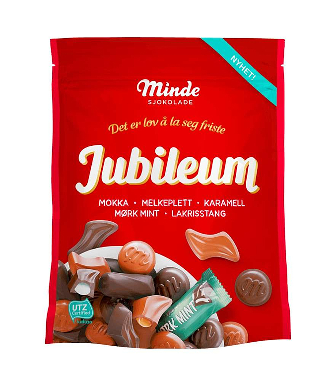 Minde sjokolade jubileum  t  250g