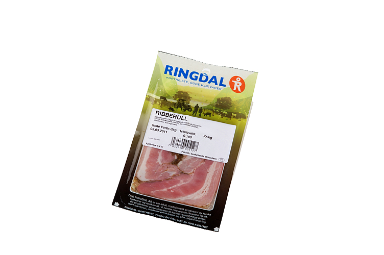 Ribberull i skiver    100g