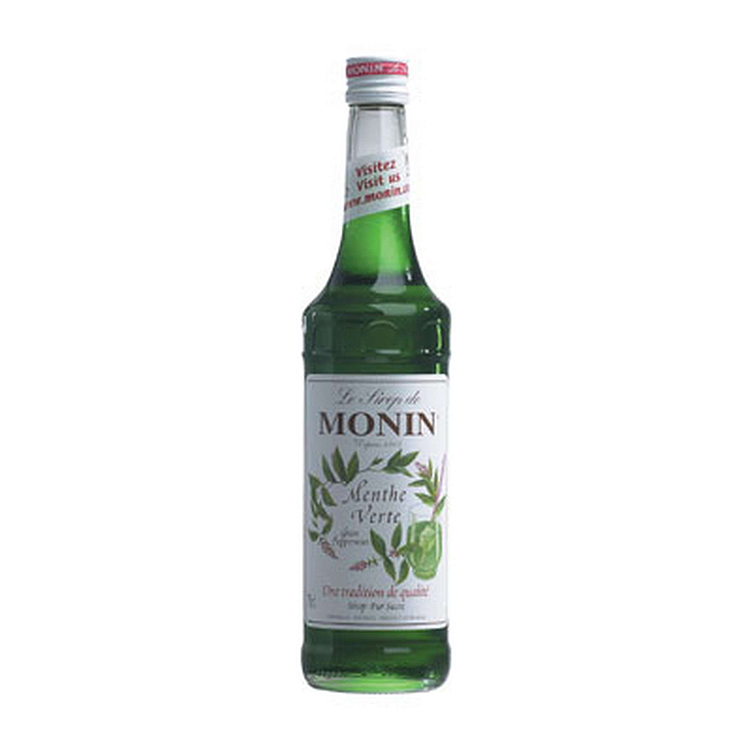 Monin green mint syrup   70cl