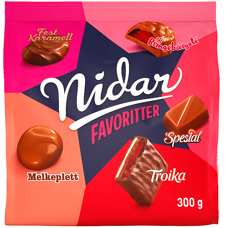 Nidar favoritter troika t  16x300g