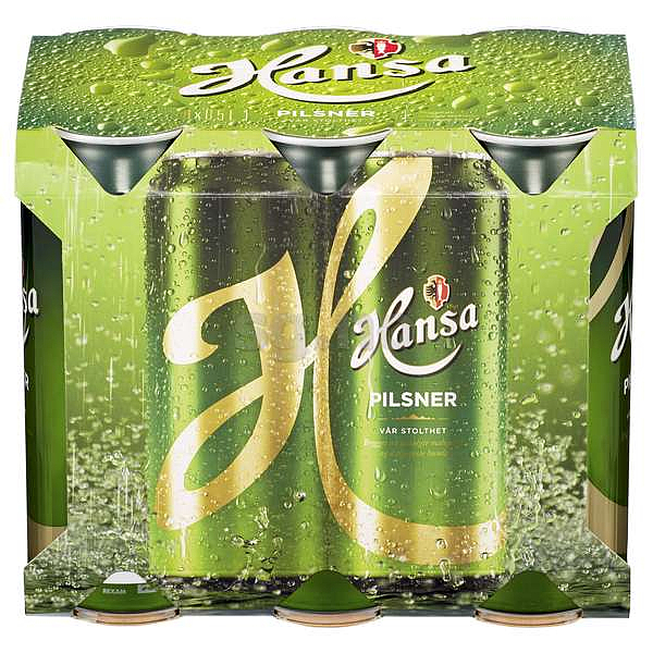 Hansa pilsner bx  4,5%  24x50cl
