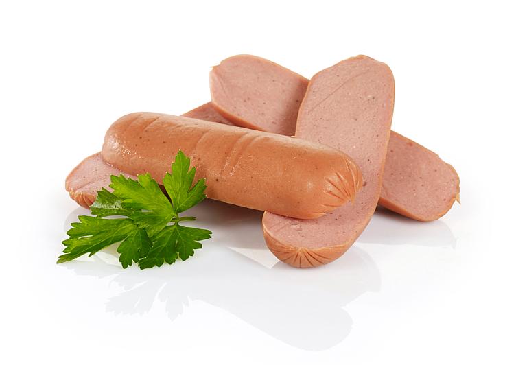 Kjøttpølse delt kyll/kalk skinnfri  40g   5kg