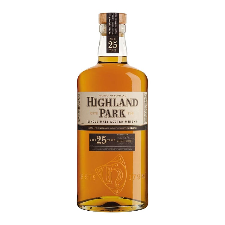 Highland park 25 y.o.  45,7%  70cl